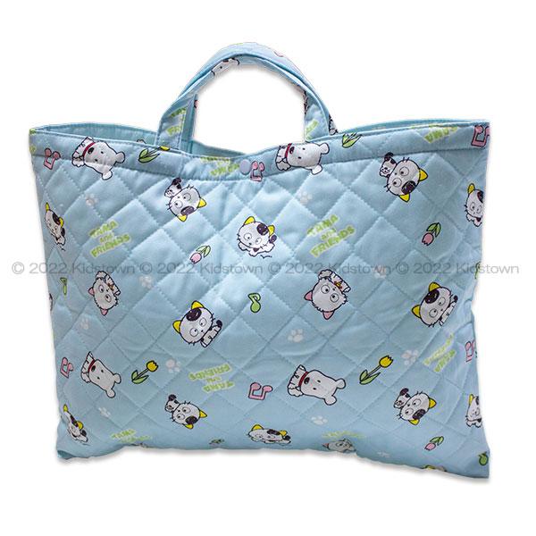 送料無料 タマ＆フレンズ キルトバッグ3点セット サックス 日本製