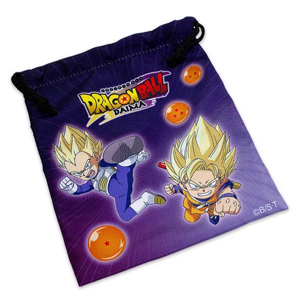 送料無料 ドラゴンボールDAIMA 巾着 S LDB4-950 黒 ポリエステル100
