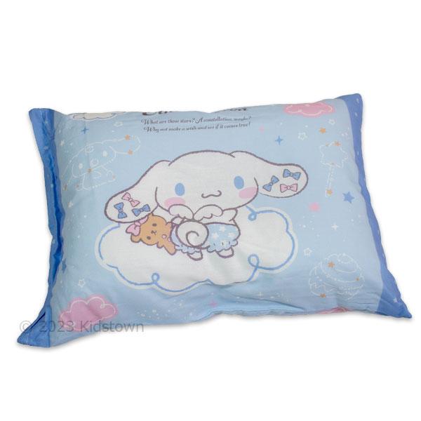 シナモロール 枕 まくら カバー付き 28×39cm 雲の上柄 ポリエステル100％ Sanrio サンリオ 2023‐2024年版｜kidstown｜02