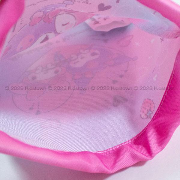 マイメロディ 送料無料 マイメロディ＆クロミ 巾着 3枚組 ハート柄 S