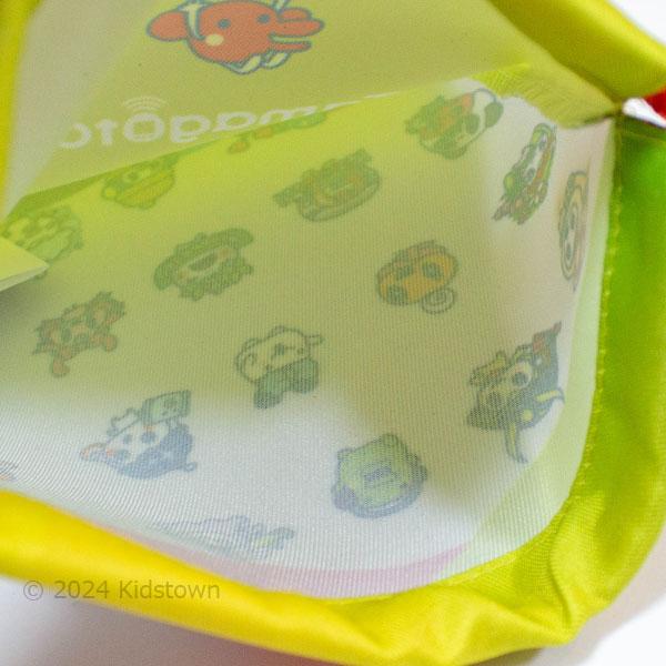 送料無料 たまごっち 巾着3枚組 約18×21cm ポリエステル100％ ランチ