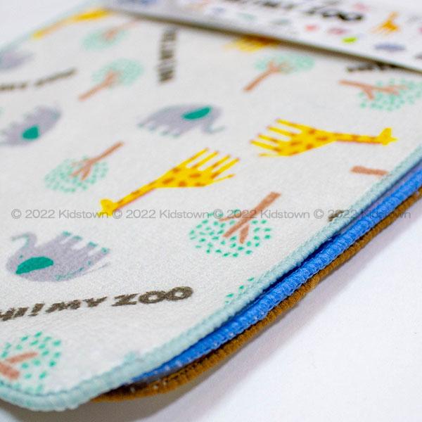 HAI! MY ZOO ミニタオル3枚組 約16×16cm ポリエステル60％・綿40