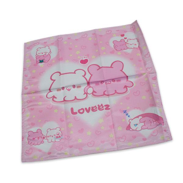送料無料 らぶいーず ナフキン 3枚組 約43×43cm ランチクロス Loveez