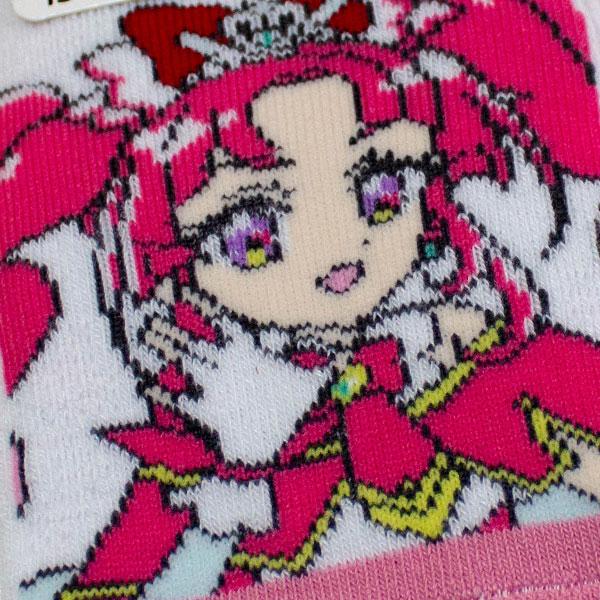 送料無料 名探偵プリキュア メッシュ編み スニーカーソックス4足組 15