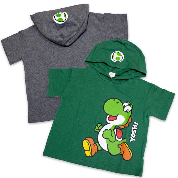BANDAI（バンダイ） 送料無料 スーパーマリオ 半袖パーカーTシャツ