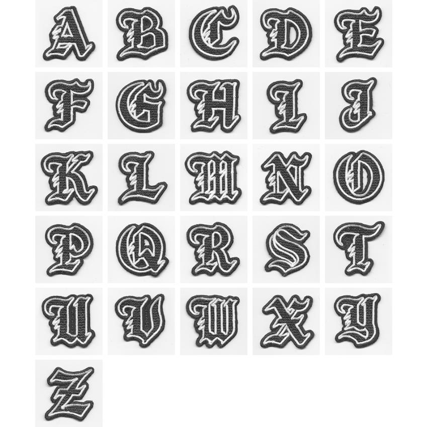 縦4cmサイズ アルファベット ワッペン 花文字 タイプ W C0081 子ども服と刺繍の店wr 通販 Yahoo ショッピング