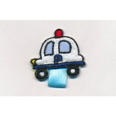 名札付けワッペン】パトカー_Aワッペン : 子ども服と刺繍の店WR - 通販 