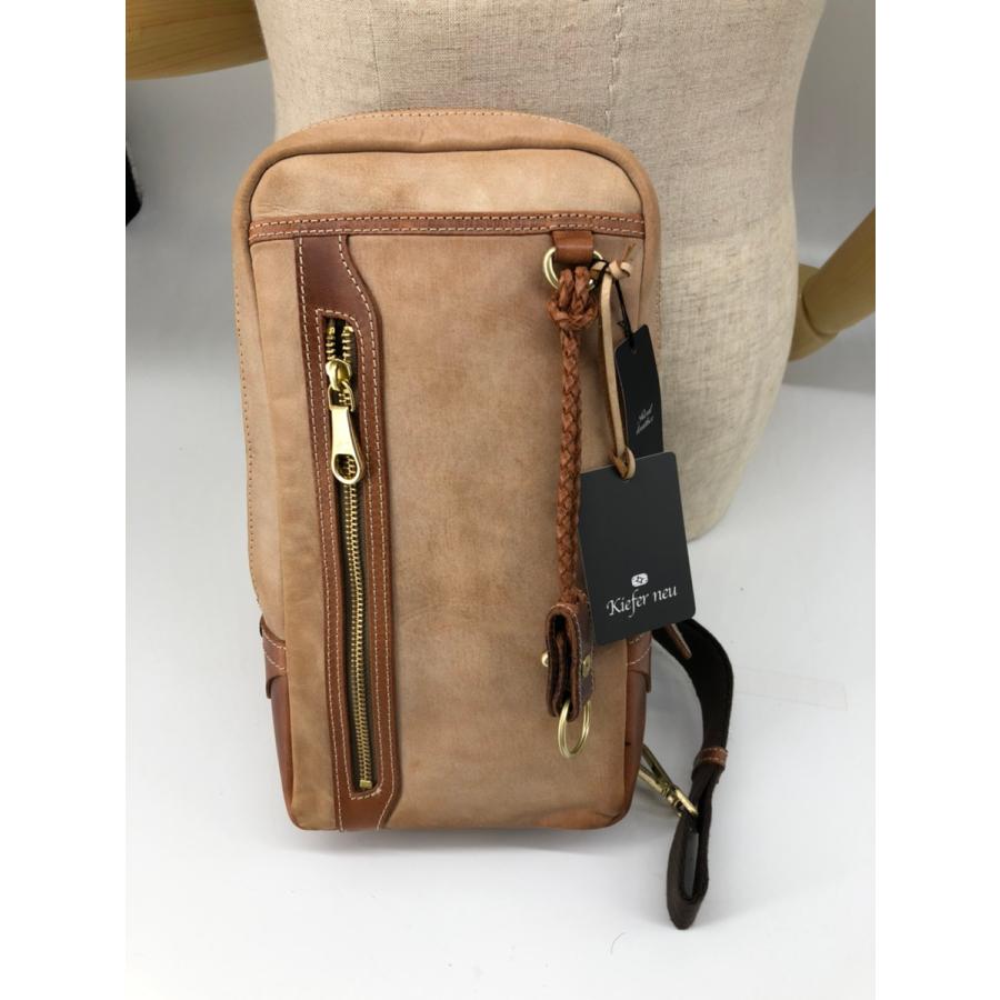 62%OFF!】 Kiefer neu キーファーノイ イタリアンレザー ボディバッグ