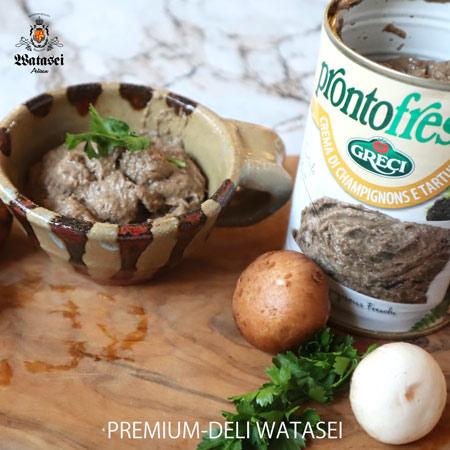 シャンピニオン＆黒トリュフペースト400g イタリア パスタ トリュフ