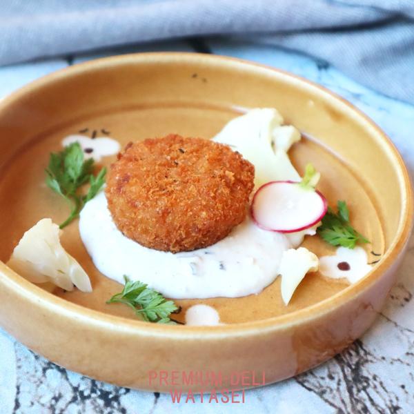 ライスコロッケ【マッシュルームトリュフ風リゾット】 risotto croquette mushroom truffle flavor trufflemushroomプレミアムデリカわた