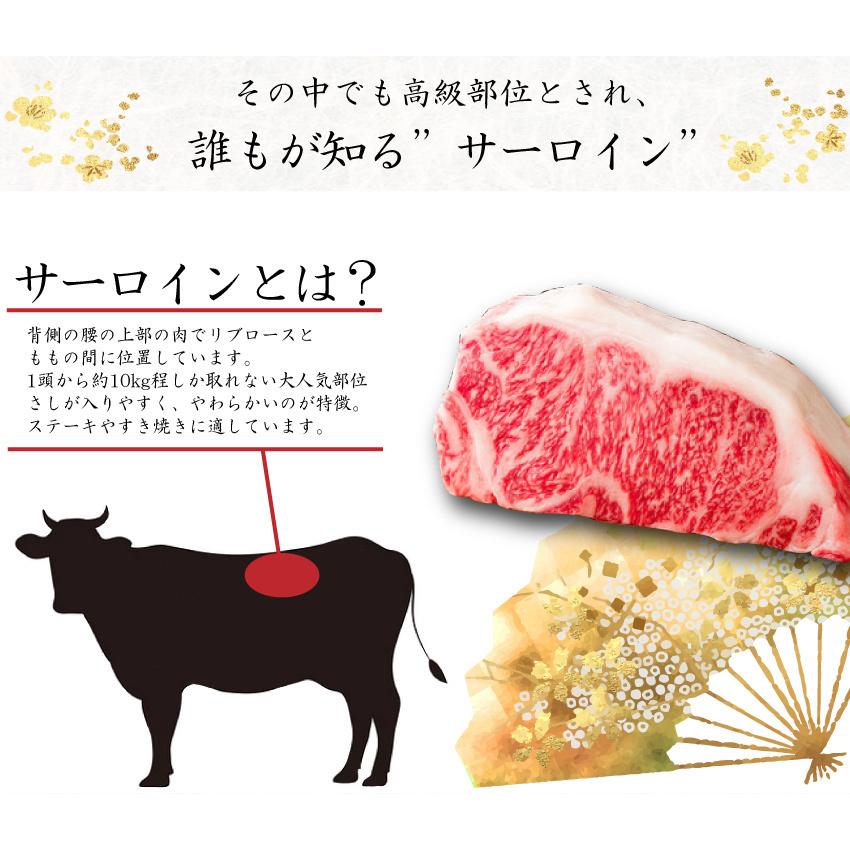 和牛 牛肉 黒毛和牛 A5等級 サーロインステーキ 贈答にも(150g〜180g)×2枚 ギフトの画像
