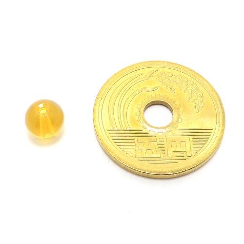 パワーストーン天然石ビーズ粒売り シトリンクォーツAAA(11月誕生石)6ミリ 金運 ハンドメイド・手作りアクセサリー用 (11613) |  | 02