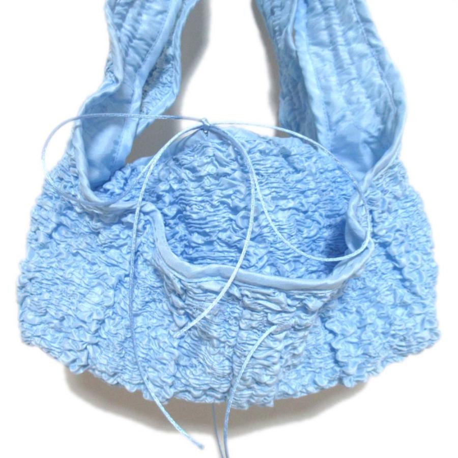 セシリーバンセン | バックリボン フリル ノースリーブ ブルー Uphi セシリーバンセン | バックリボン フリル ノースリーブ ブルー