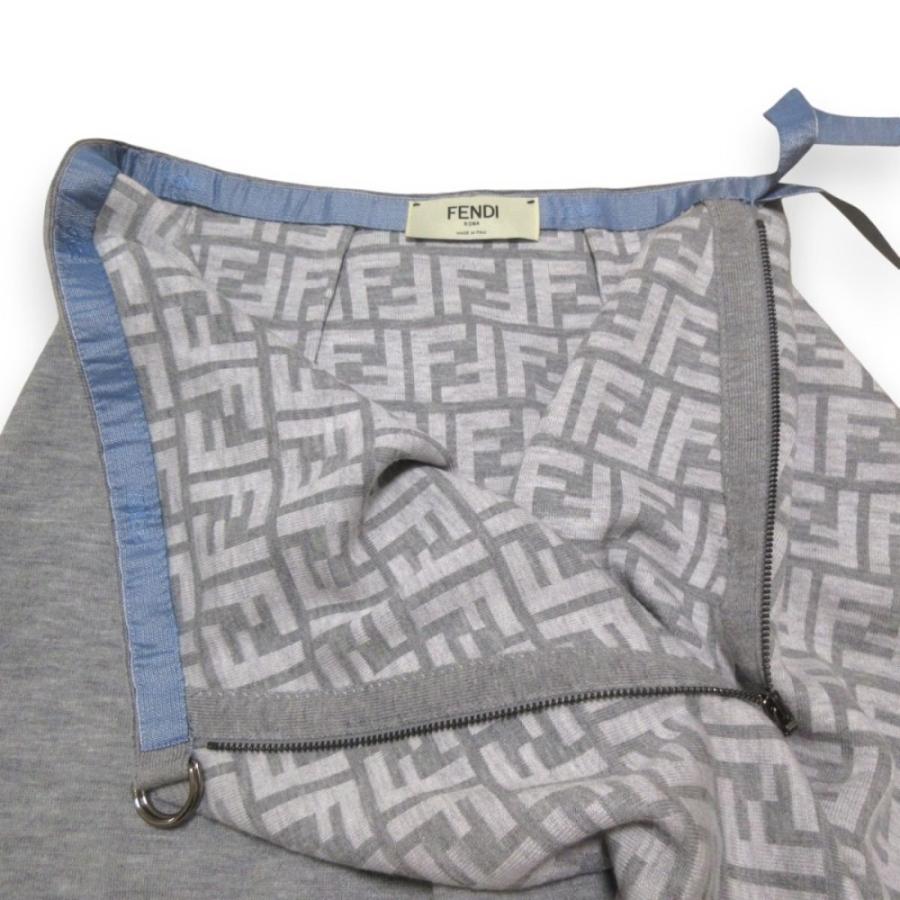 FENDI ズッカ柄ニット巻きスカート FENDI】【2ピース】【イタリア製】フェンディ『ズッカ柄 ニット
