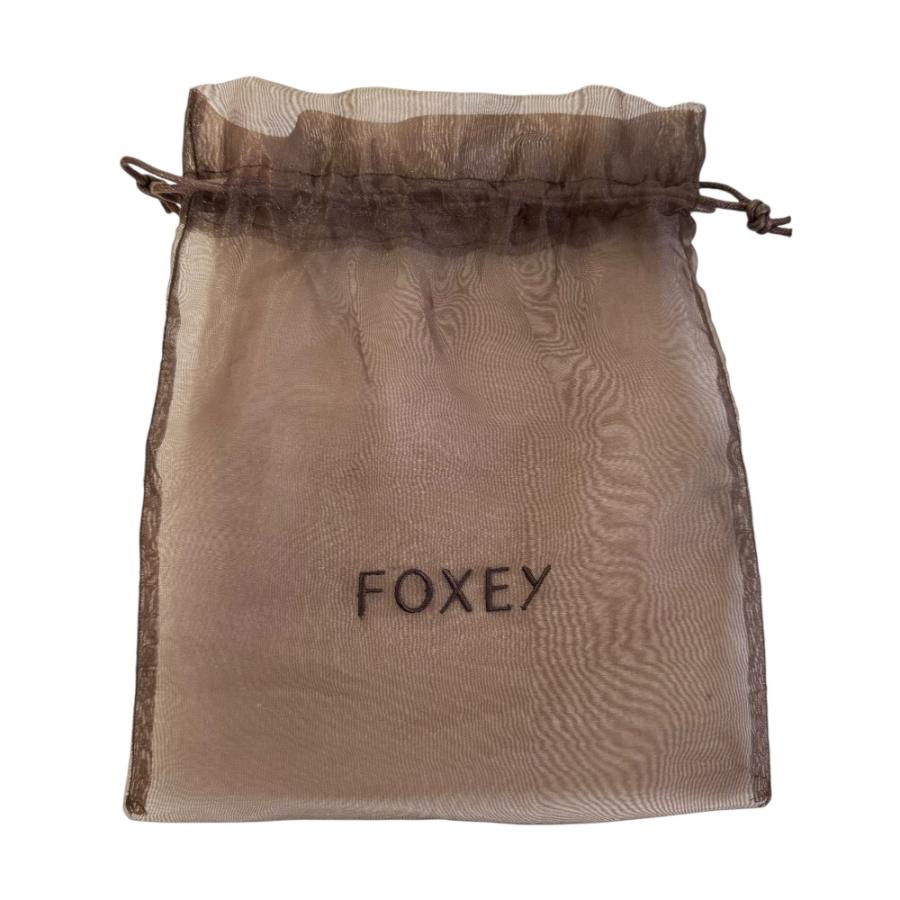 FOXEY BOUTIQUE 美品 フォクシー ドレス ノワールシック シルク100