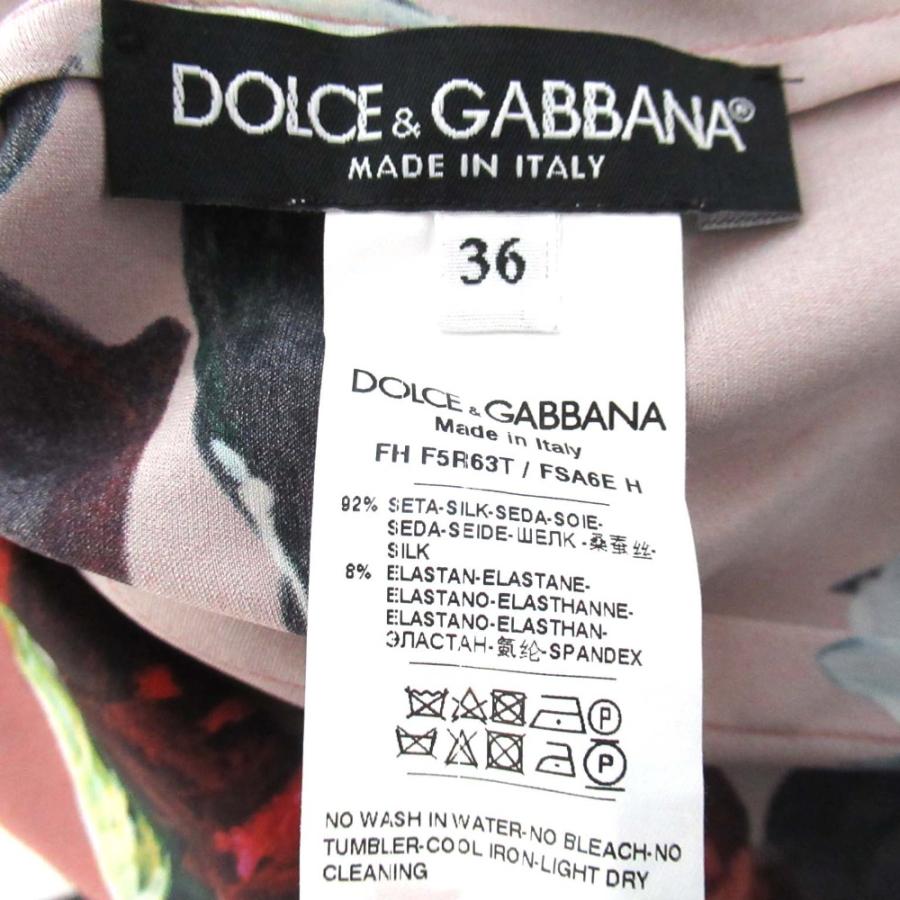 DOLCE&GABBANA 美品 ドルチェ＆ガッバーナ ローズ フラワー