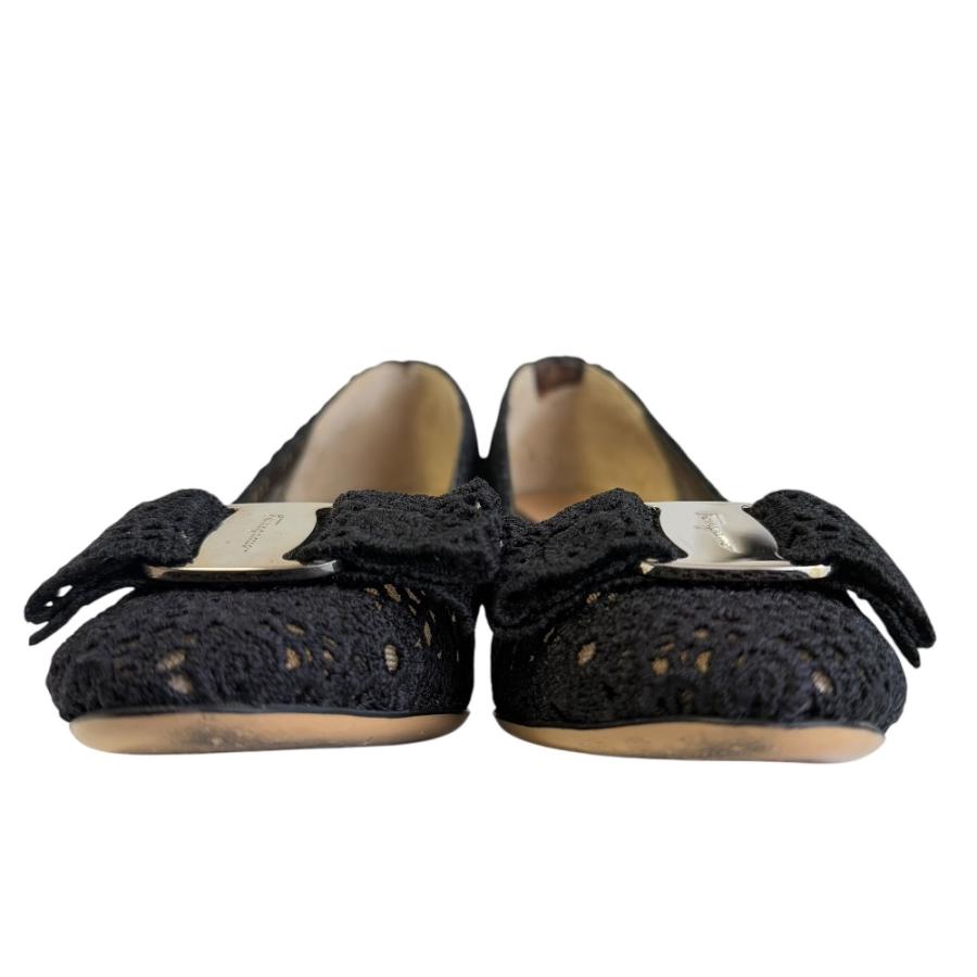 美品 Salvatore Ferragamo サルヴァトーレフェラガモ ヴァラリボン 