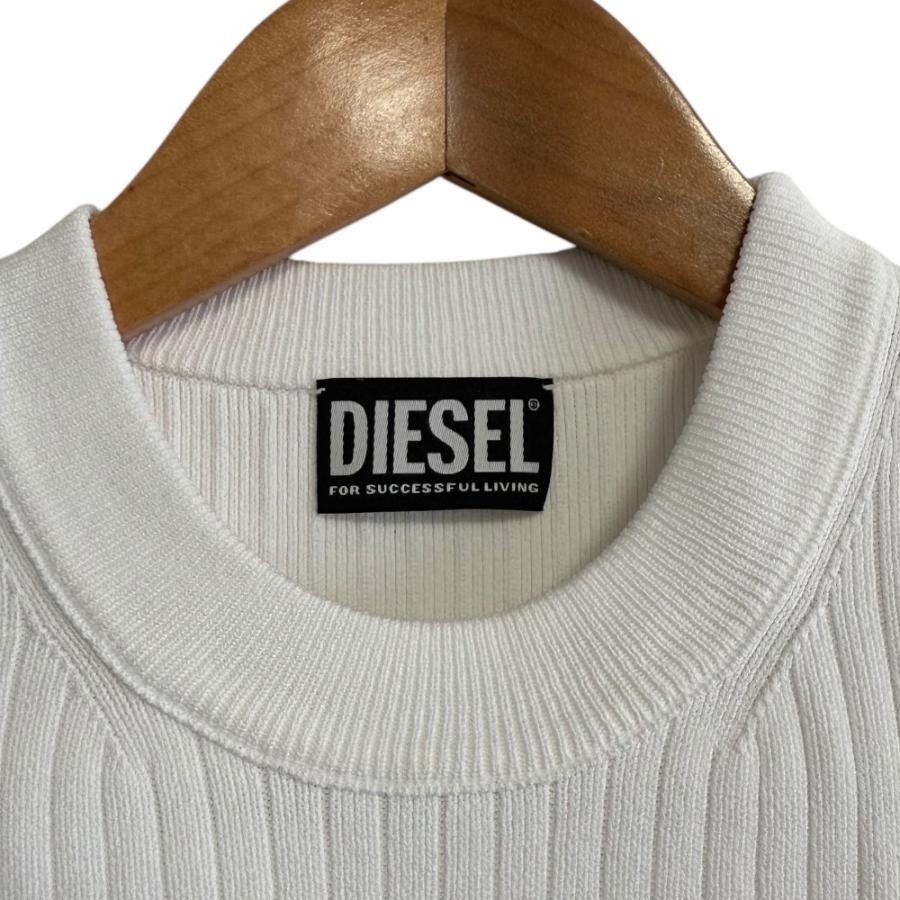 DIESEL（ディーゼル） 美品 半袖 フロントカットワーク クルーネック