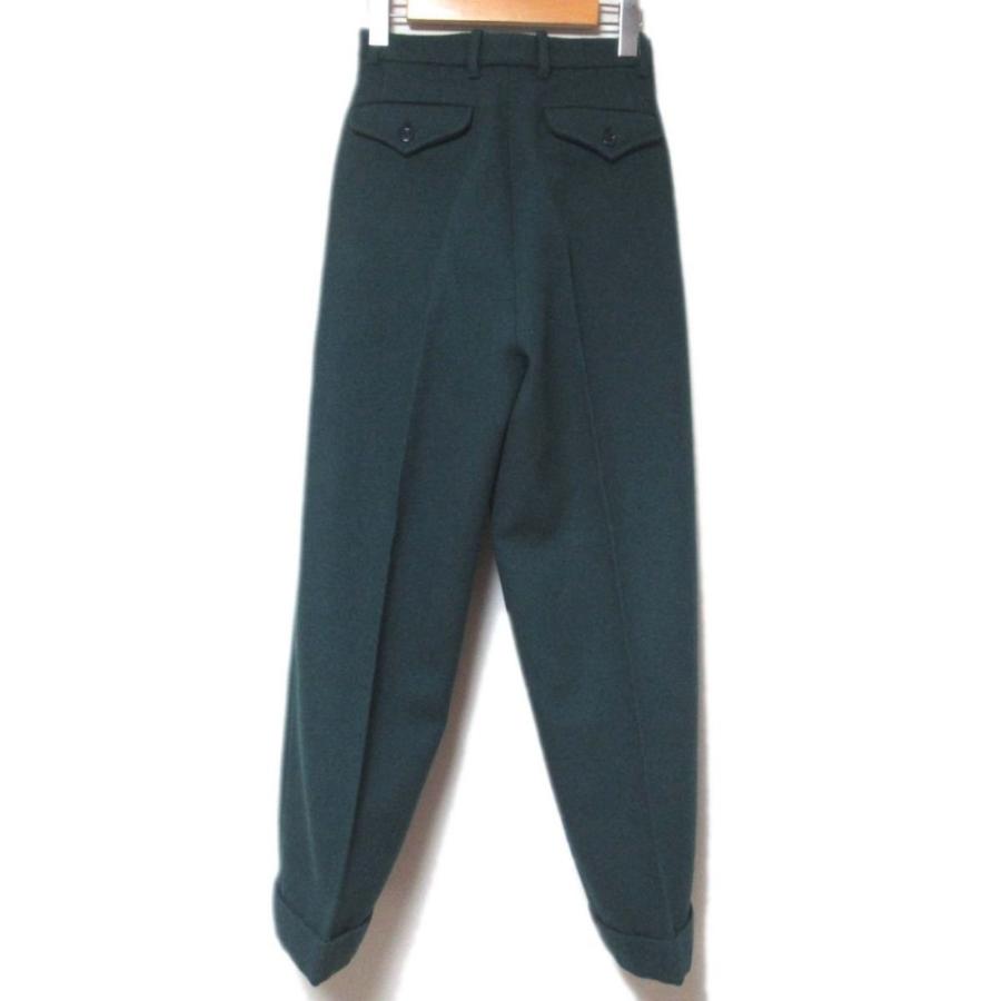GUCCI（グッチ） 美品 21SS GUCCI ツータック ハイウエスト ウール