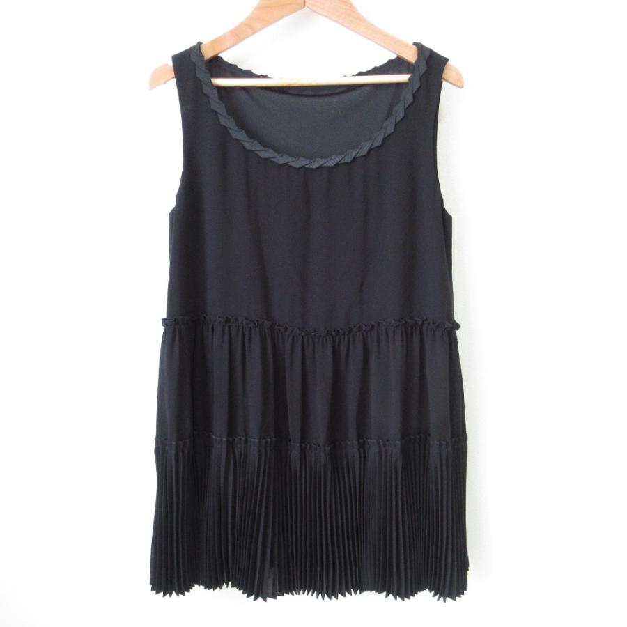 FOXEY NEW YORK 美品 フォクシーニューヨーク ティアードプリーツ 