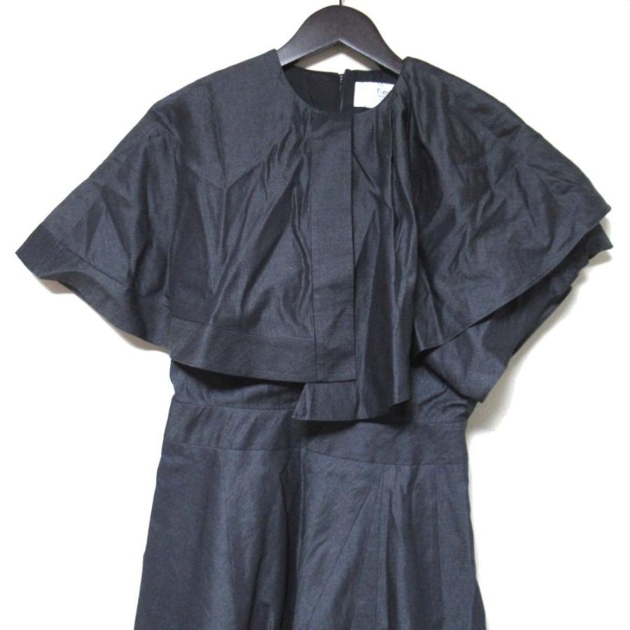 【新品・タグ付】T-mat;Masaki-Paris　サテンワンピース　1 T-mat Masaki-Paris 美品 ティーマット マサキパリ 2022年モデル