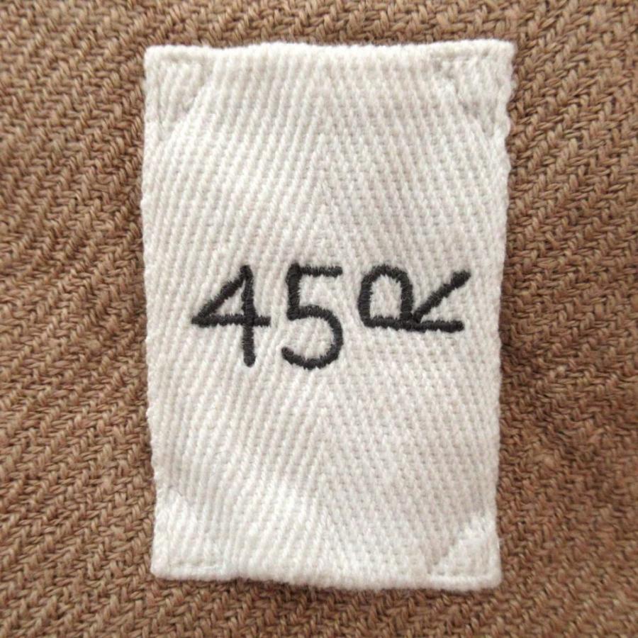 美品 45R フォーティファイブアール リネンコットン 3B シングル