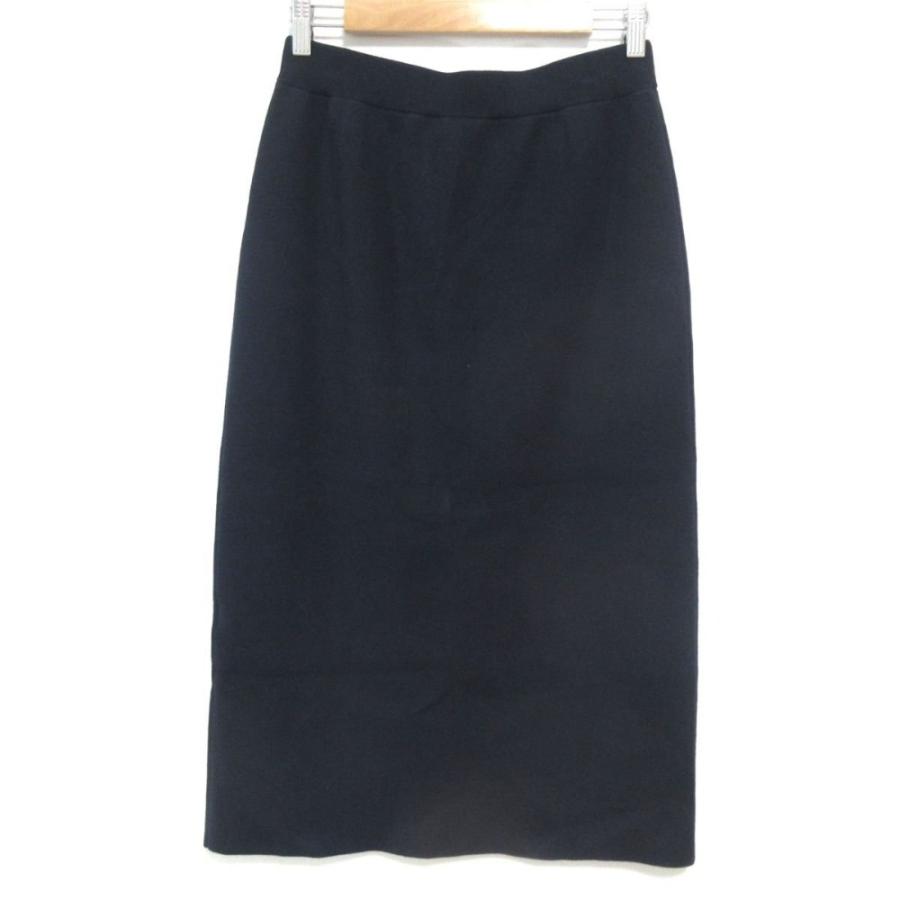 ebure 美品 23SS ebure エブール Bright Sponge Knit Skirt カシミヤ