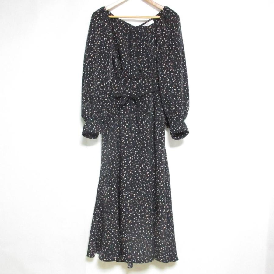 美品 Herlipto ハーリップトゥ Slit Sleeve Floral Print Dress
