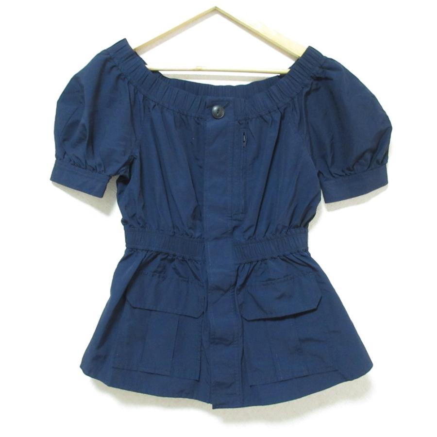 ENFOLD エンフォルド 2way ブラウス フリル クルーネックプルオーバー