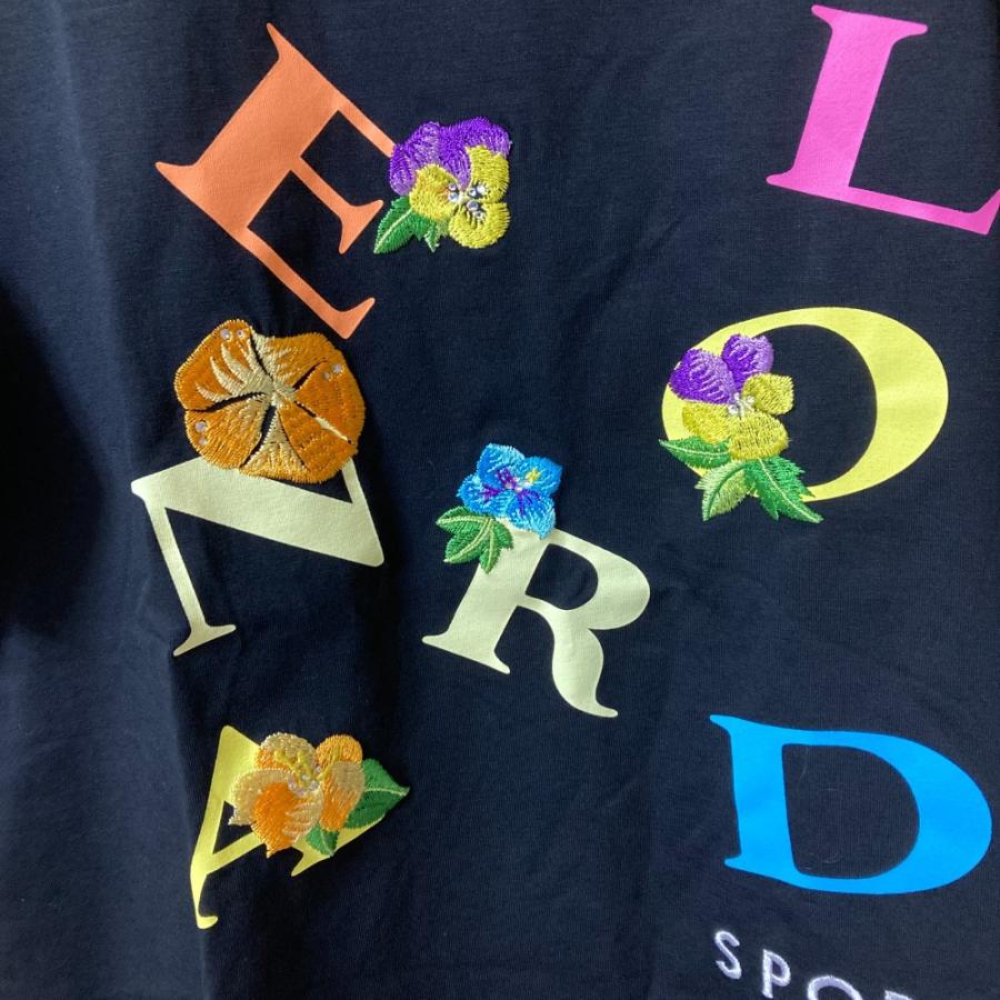 極美品　LEONARD レオナール　フラワープリント Tシャツ　38 LEONARD / レオナール | SPORT / フラワープリント 総柄 ヘンリー