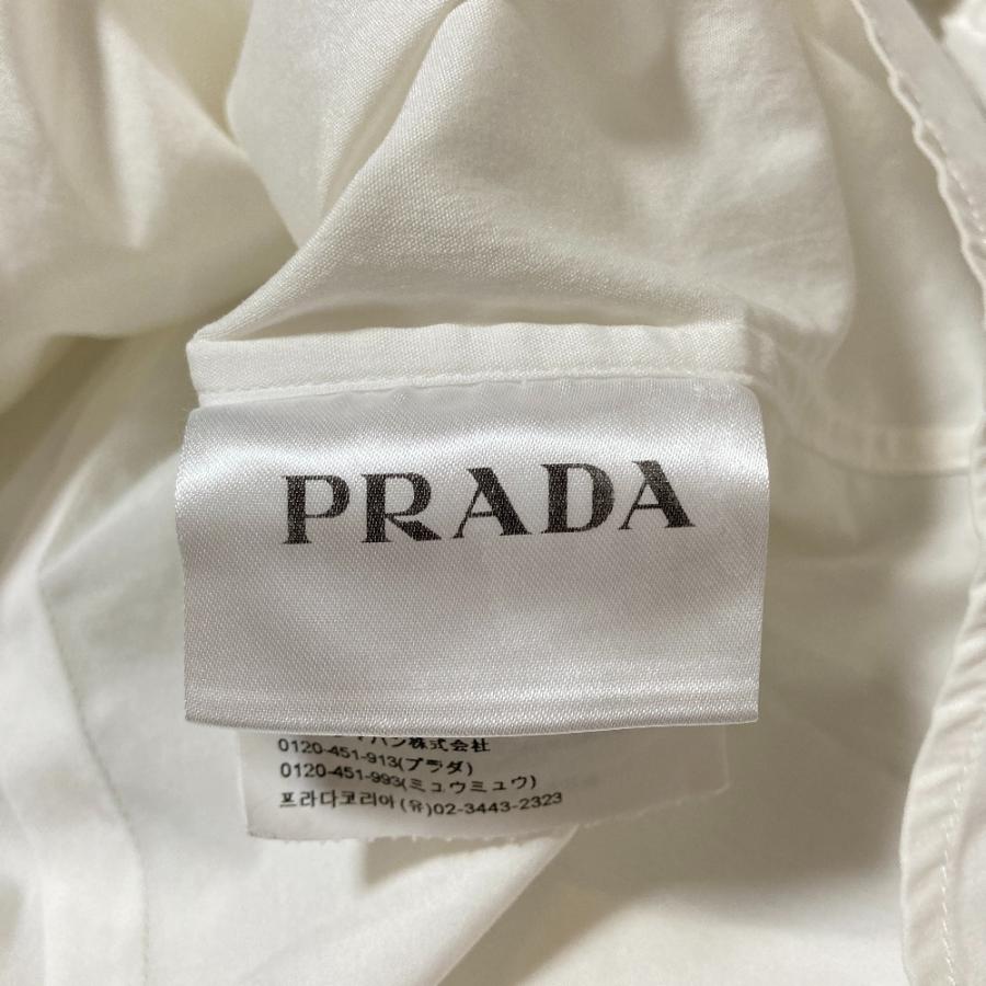PRADA（プラダ） 美品 ショートスリーブシャツ サイズ38-15 ホワイト