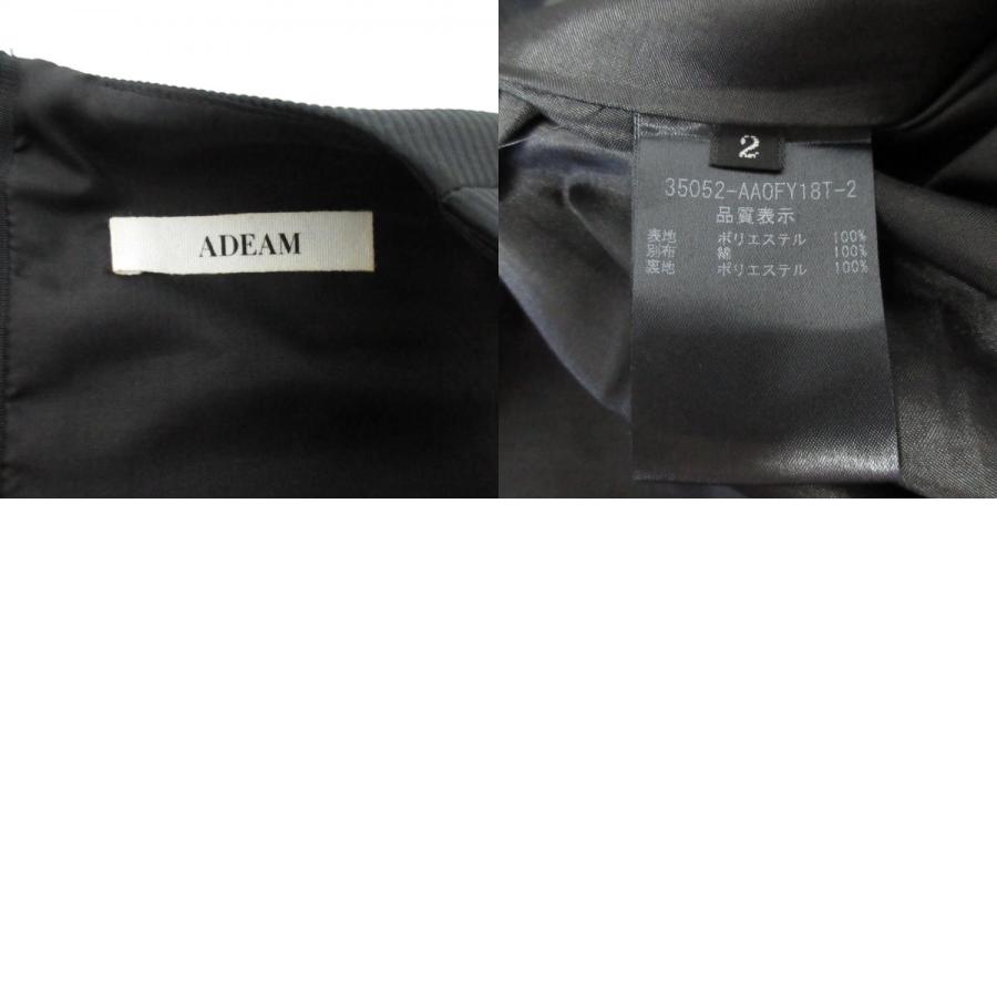 ADEAM 美品 アディアム 総柄 ノースリーブ ワンピース 35052