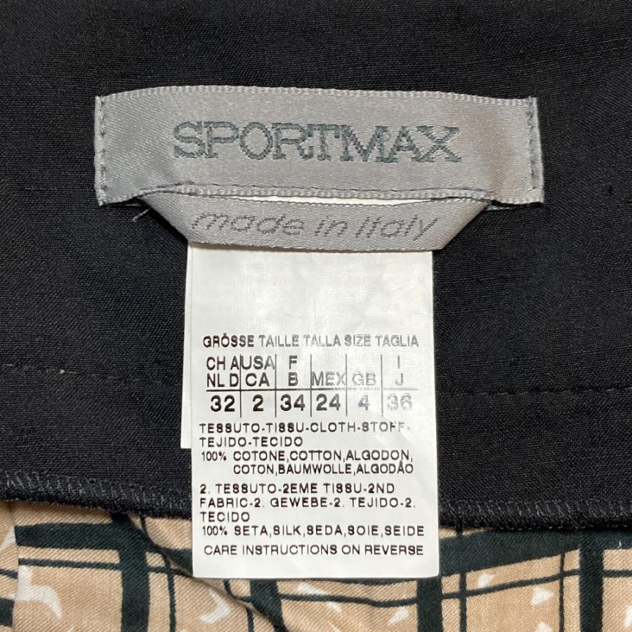 美品 SPORTMAX Max Mara スポーツマックス マックスマーラ 総柄