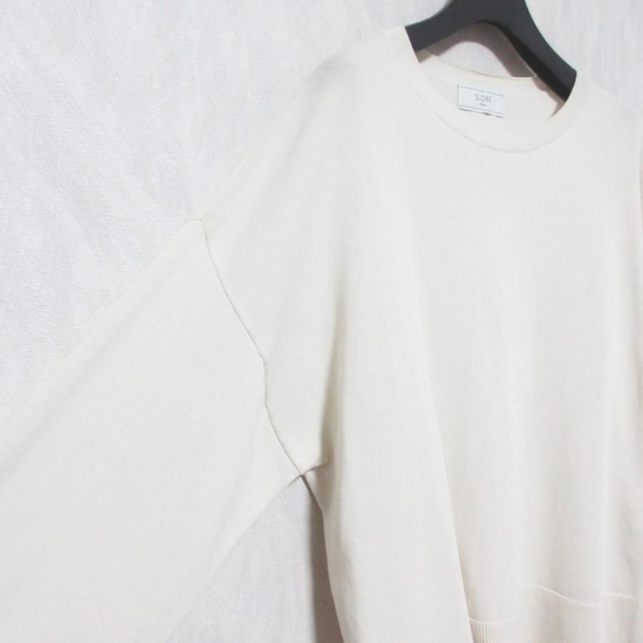 美品 23SS SLOBE IENA スローブイエナ アイスコットンクルーネックプル