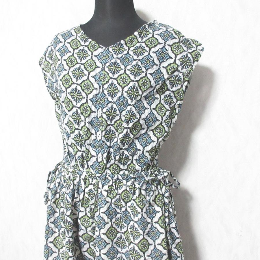 美品 UHURU ウフル シップス別注 ドロストワンピース 314-51-4150