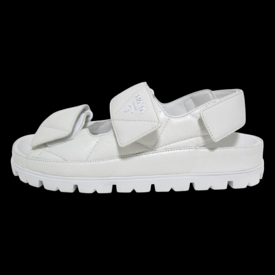 PRADA（プラダ） 未使用 パデットナッパレザー ロゴ ダブルストラップ 