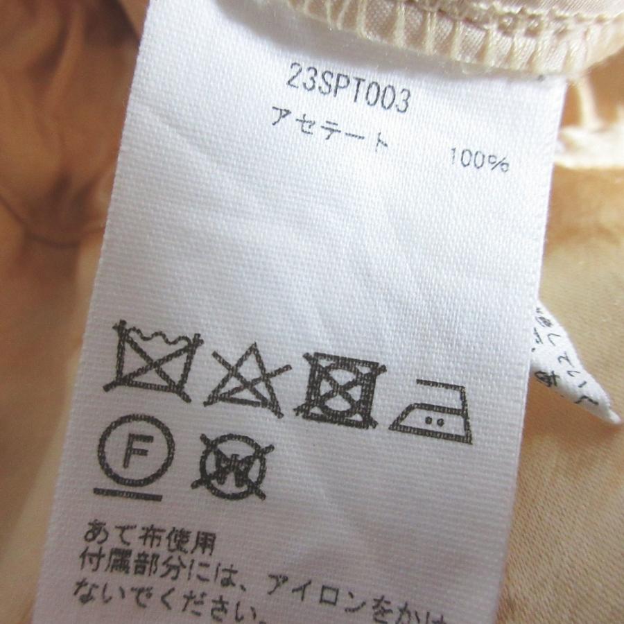 美品 23SS CINOH チノ SATIN RELAX PANTS サテンリラックスパンツ 
