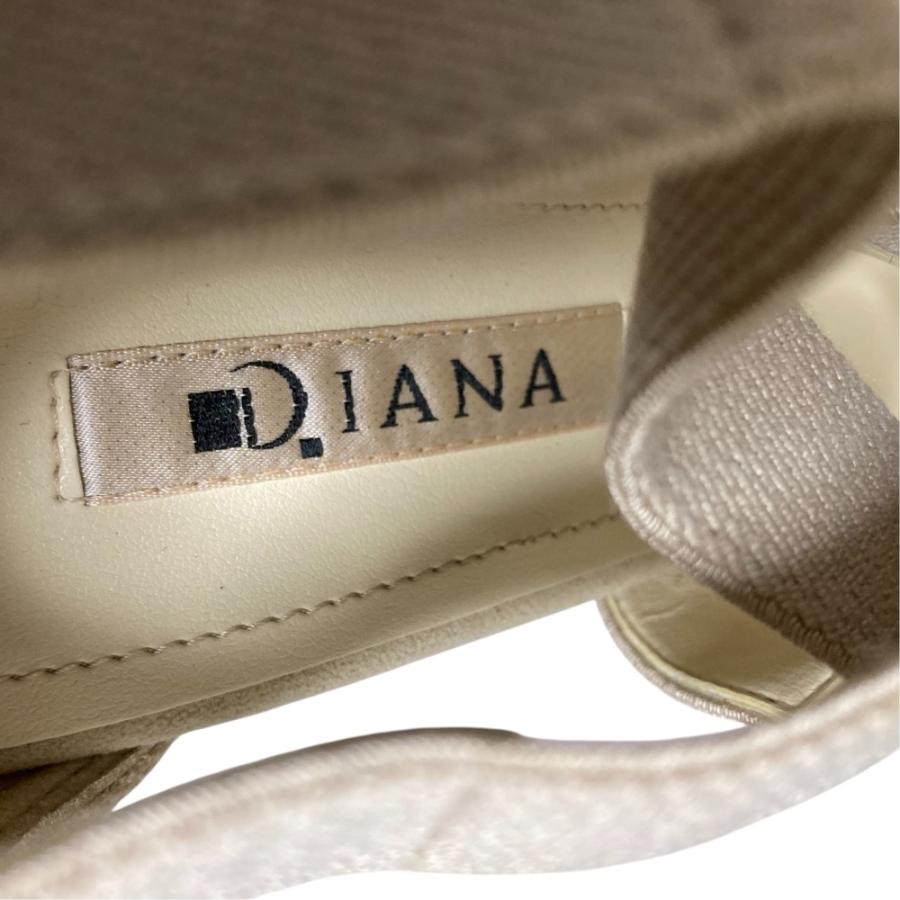 DIANA（ダイアナ） 未使用 サンダル 23cm ベージュ レディース 古着