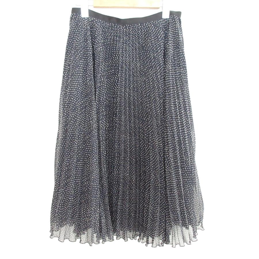 美品フォクシーFOXEY NEW YORK ドット水玉スカート38 