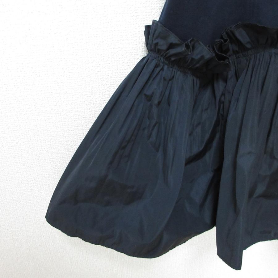 美品 24SS Drawer ドゥロワー PRE2 プリーツフレアペプラムブラウス カットソー 6517-206-0718 サイズ1 ネイビー レディース 古着 中古 USED Drawer - 美品 24SS Drawer ドゥロワー PRE2 プリーツフレアペプラム