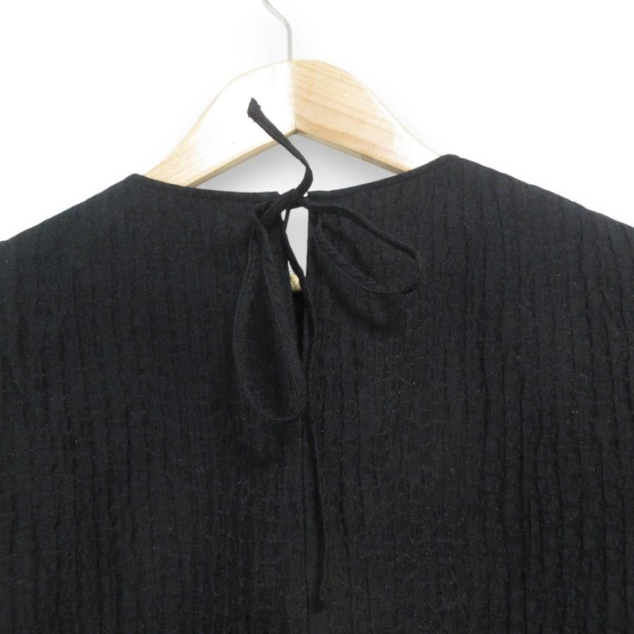 Yori 美品 23SS yori ヨリ フクレティアード バックリボン 半袖