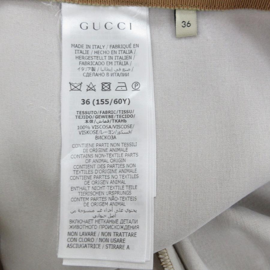 GUCCI（グッチ） 美品 サイドファスナー センタープレス ビスコース