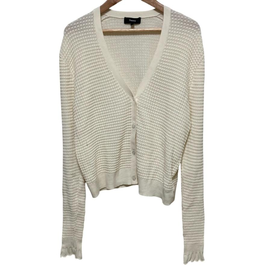 theory（セオリー） 美品 22SS Theory BRISTOL COTTON LACE TRIM CARDI