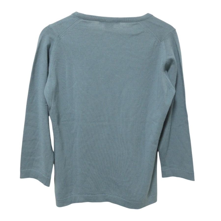 JOHN SMEDLEY（ジョンスメドレー） 良品 Uネック 七分袖 ウール