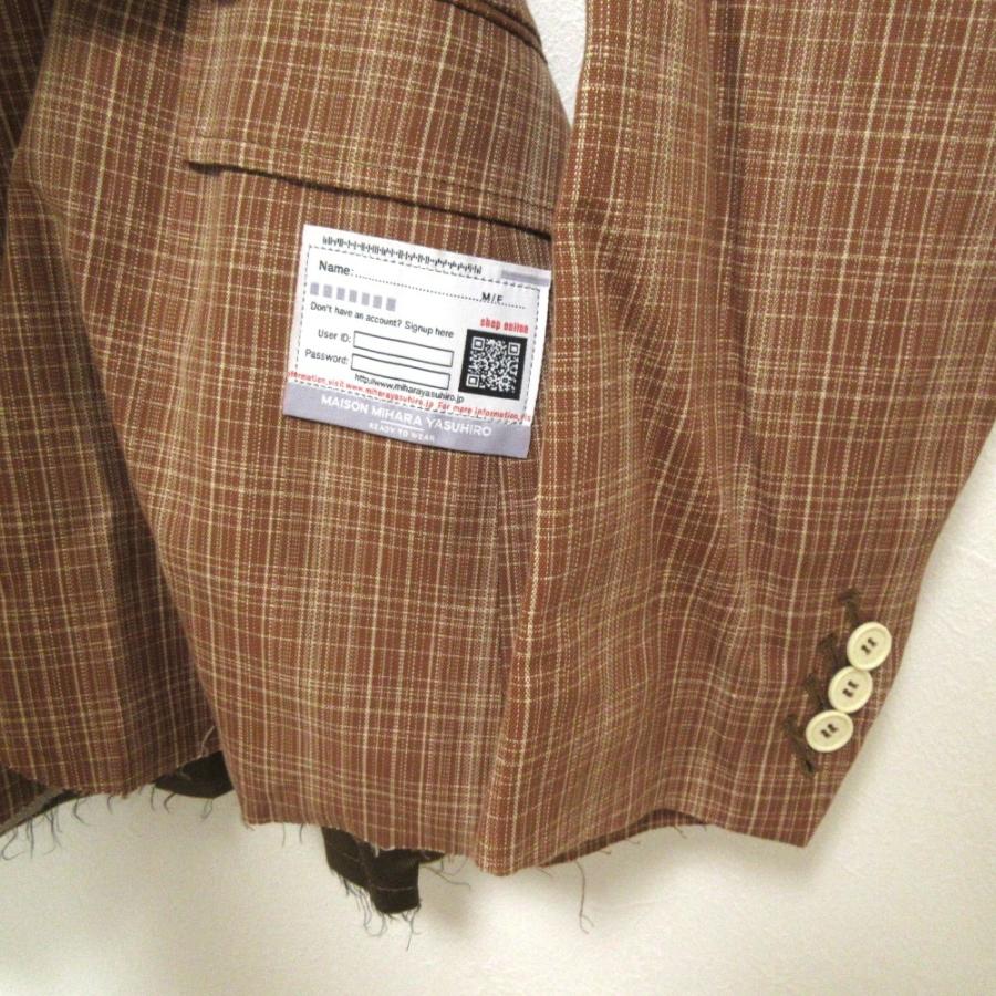 ミハラヤスヒロ 23SSチェック フレア パンツ MIHARA YASUHIRO MIHARAYASUHIRO 美品 23SS Maison MIHARA YASUHIRO メゾンミハラ