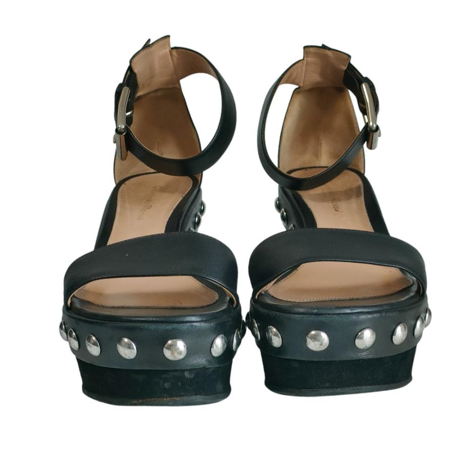 Gianvito Rossi（ジャンヴィト ロッシ） 美品 レザー スタッズ 
