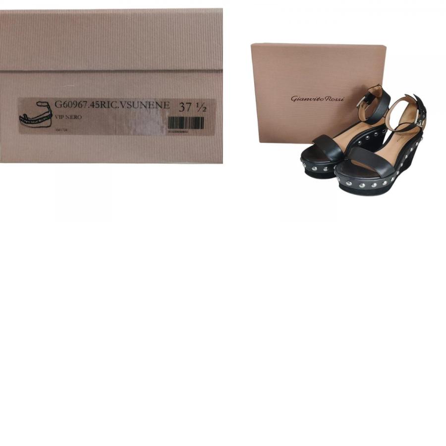 Gianvito Rossi 美品 ジャンヴィトロッシ レザー スタッズ