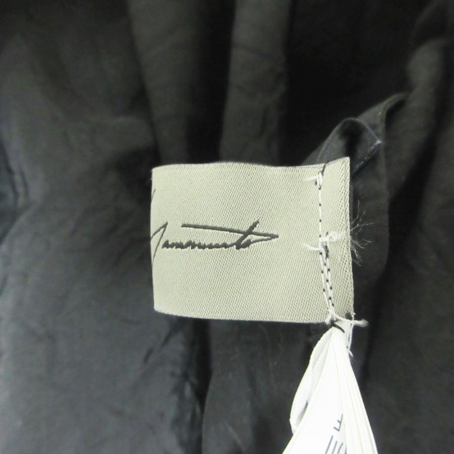 Yohji Yamamoto 長袖アシンメトリーワンピース Yohji Yamamoto 美品 クリーニング済 24SS ヨウジヤマモト シワ