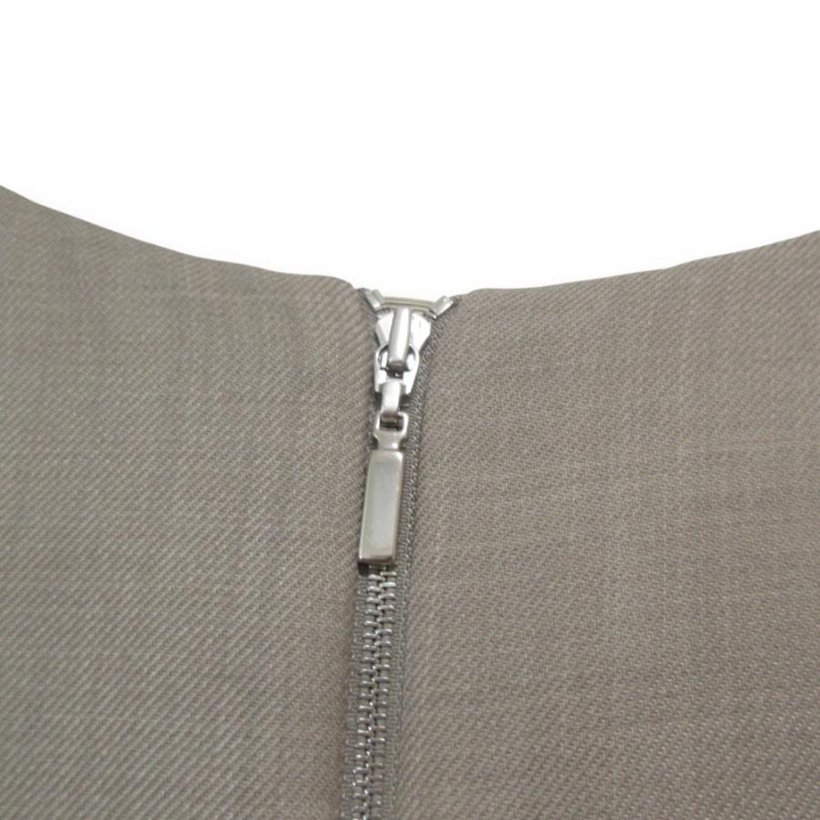 ebure 美品 23SS ebure エブール ウールブレンド ノースリーブ ロング 