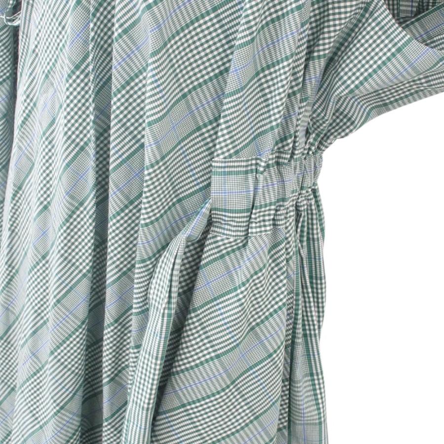BLAMINK 美品 ブラミンク M CO CHK CASH WRAP チェック柄 リボン